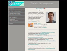 Tablet Screenshot of christophe-jacquemin.fr